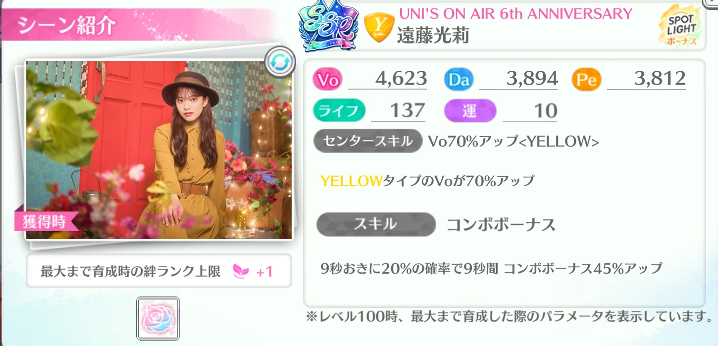 遠藤光莉 / UNI'S ON AIR 6th ANNIVERSARY