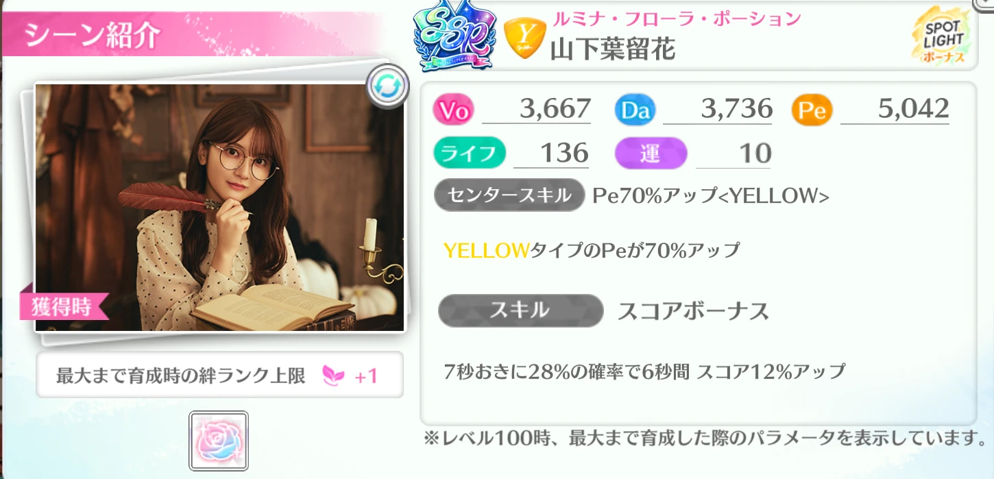 山下葉留花 / ルミナ・フローラ・ポーション