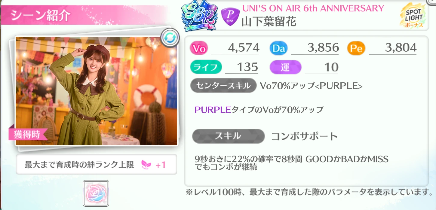 山下葉留花 / UNI'S ON AIR 6th ANNIVERSARY