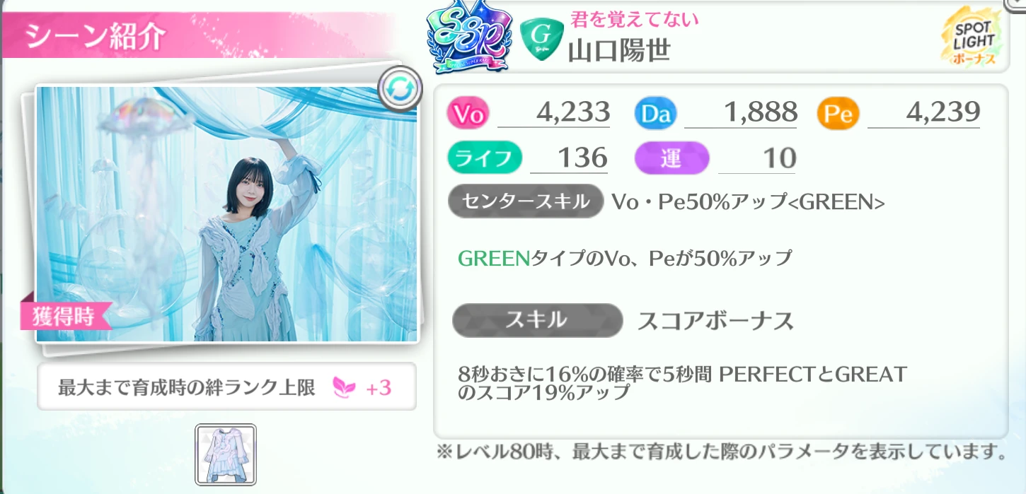 山口陽世 / 君を覚えてない