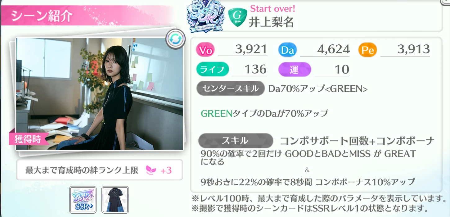 井上梨名 / Start over!