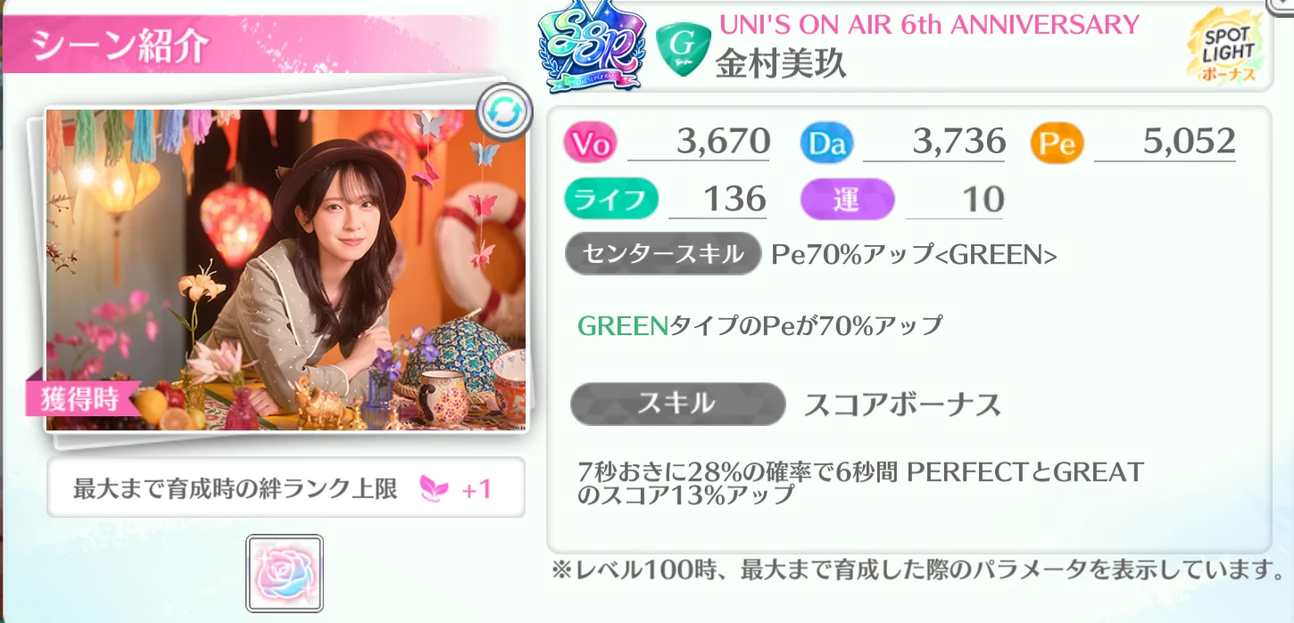 金村美玖 / UNI'S ON AIR 6th ANNIVERSARY