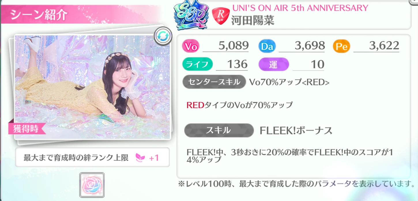 河田陽菜 / UNI'S ON AIR 5th ANNIVERSARY