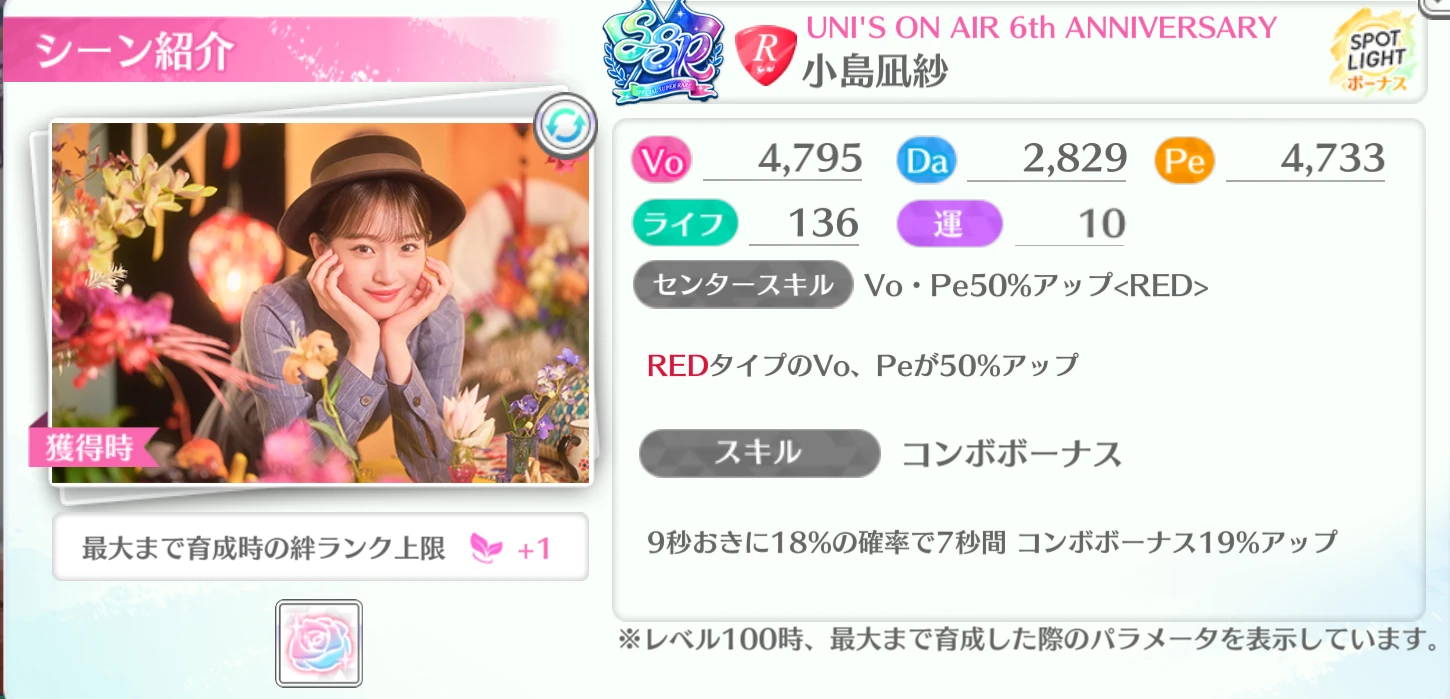 小島凪紗 / UNI'S ON AIR 6th ANNIVERSARY