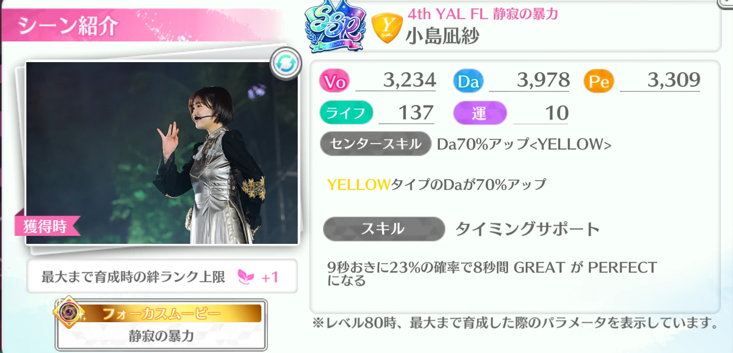 小島凪紗 / 4th YAL FL 静寂の暴力