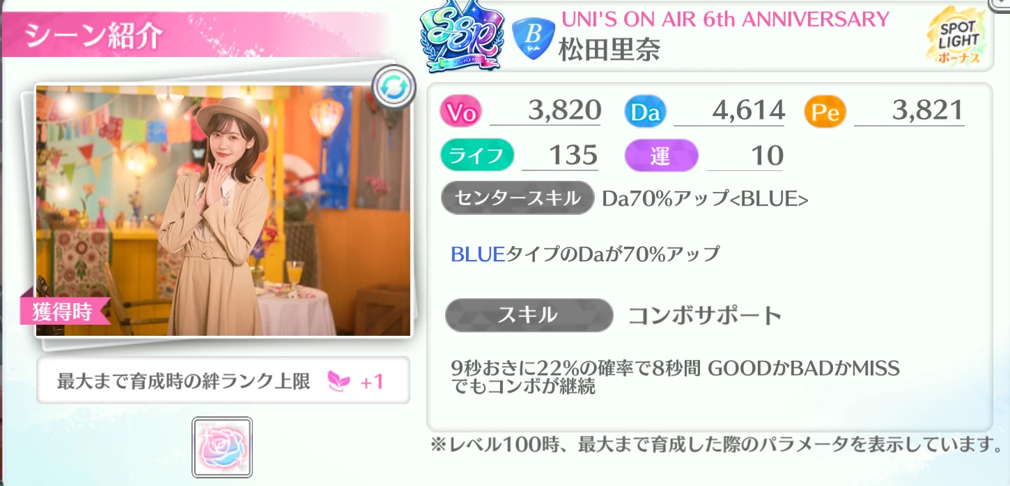 松田里奈 / UNI'S ON AIR 6th ANNIVERSARY