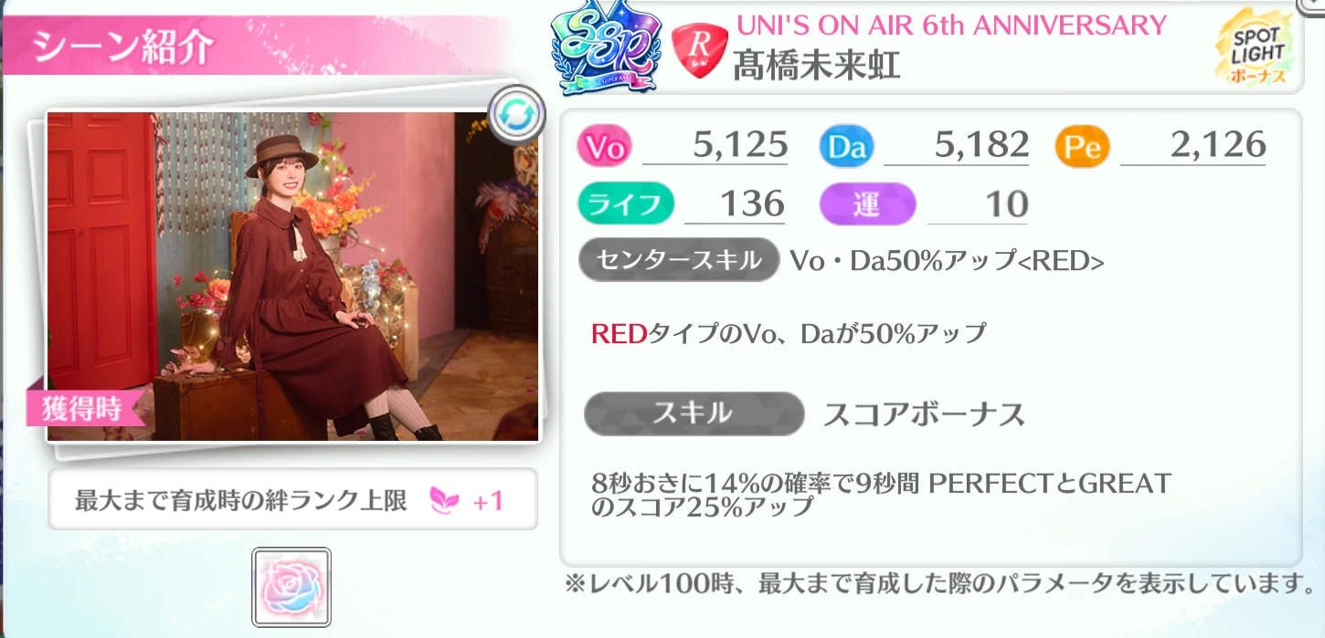 髙橋未来虹 / UNI'S ON AIR 6th ANNIVERSARY