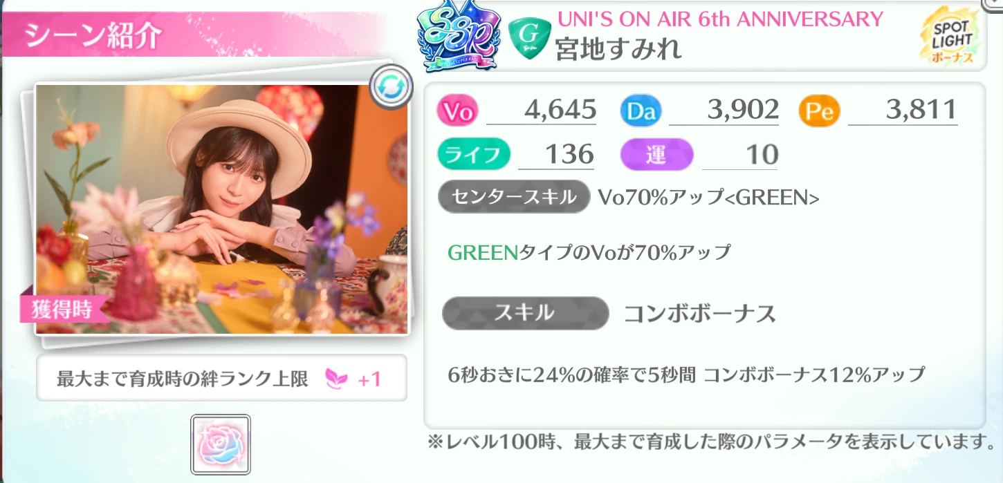 宮地すみれ / UNI'S ON AIR 6th ANNIVERSARY