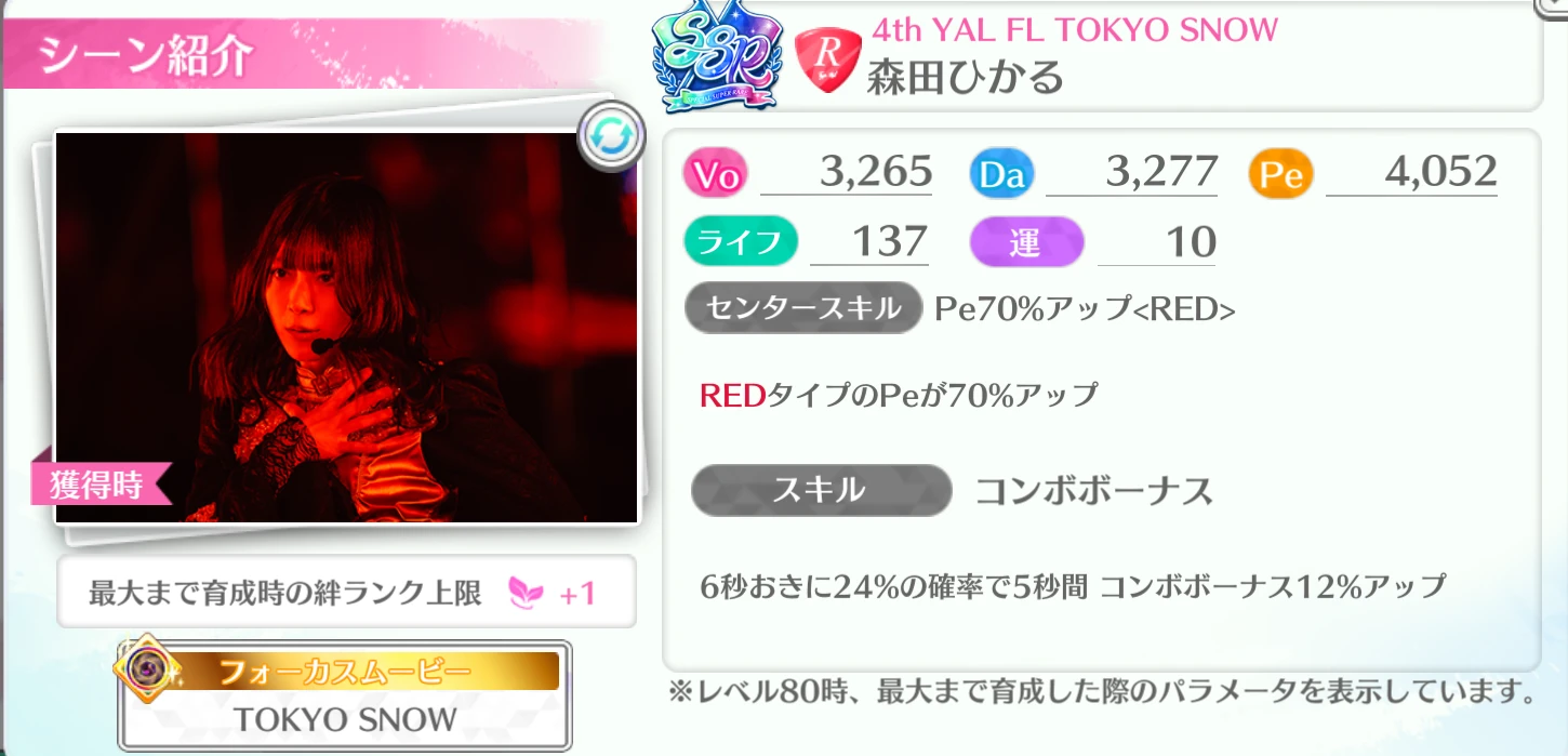 森田ひかる / 4th YAL FL TOKYO SNOW