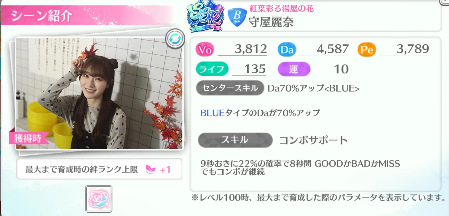 守屋麗奈 / 紅葉彩る湯屋の花