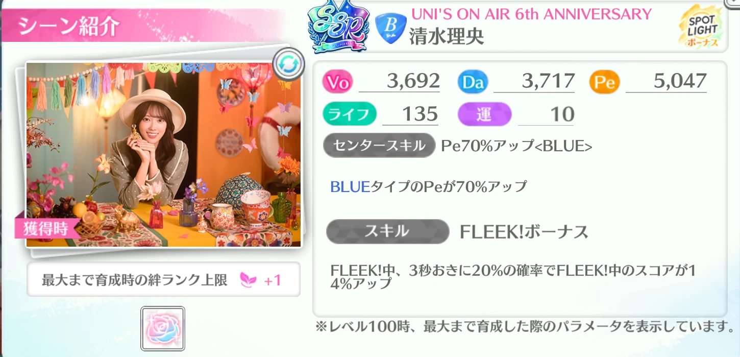 清水理央 / UNI'S ON AIR 6th ANNIVERSARY