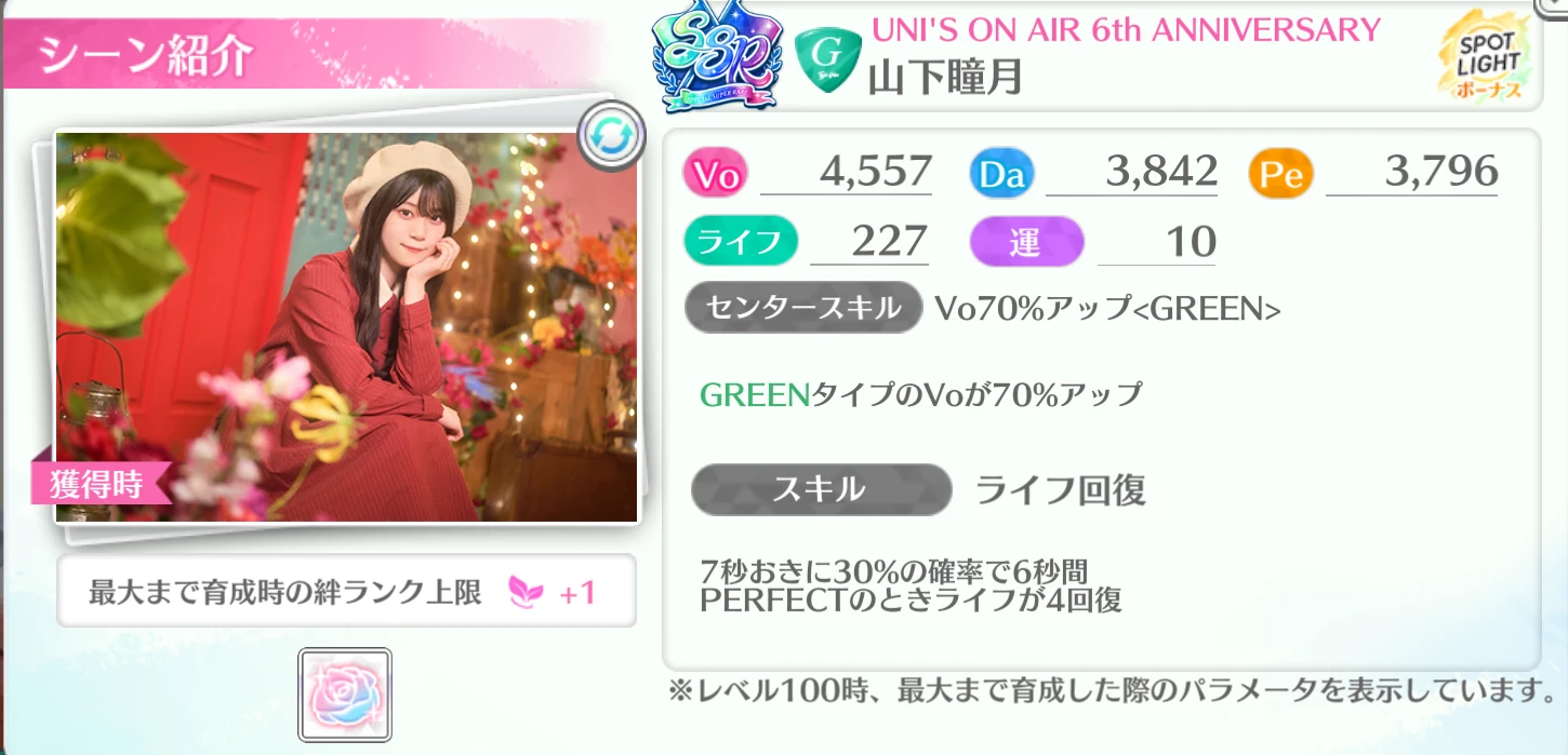 山下瞳月 / UNI'S ON AIR 6th ANNIVERSARY