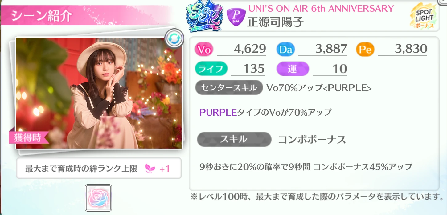 正源司陽子 / UNI'S ON AIR 6th ANNIVERSARY