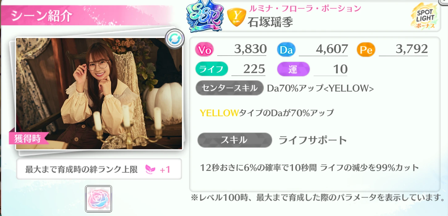 石塚瑶季 / ルミナ・フローラ・ポーション