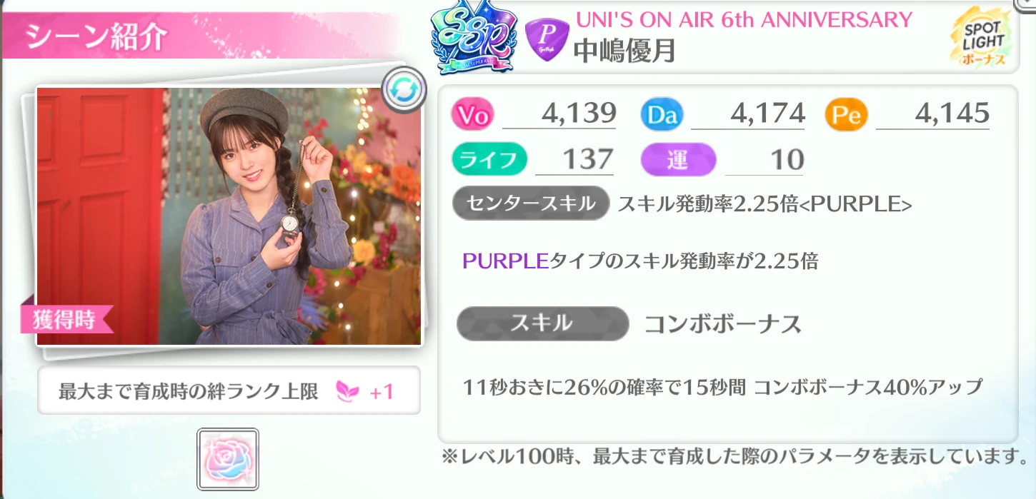 中嶋優月 / UNI'S ON AIR 6th ANNIVERSARY